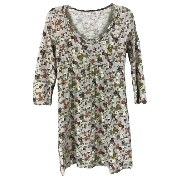 Boden Dresses & Skirts - Boden Dress Women's Sz 6 Gray Floral Long Sleeve Cottagecore Gorpcore